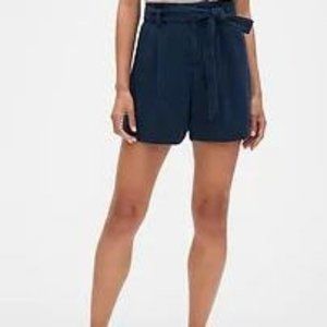 NWT Banana Republic Paperbag Chambray Shorts Sz 0